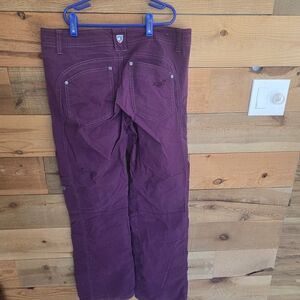 Kuhl Women's Straight Leg Pants in Deep Plum